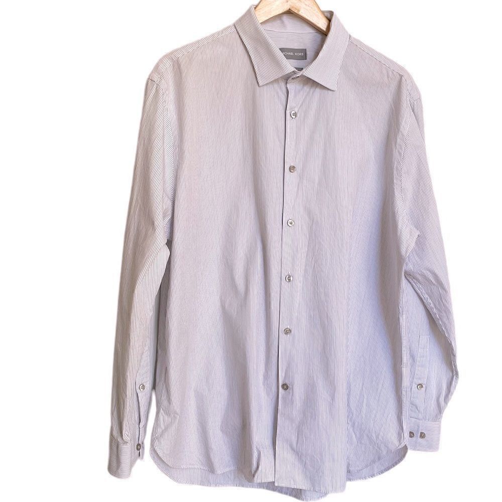 Men's Michael Kors Button Down Shirt Size 17-17½ -34/35
